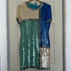 Vintage Oleg Cassini Sequin Dress